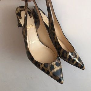 Christian Louboutin slingback heels